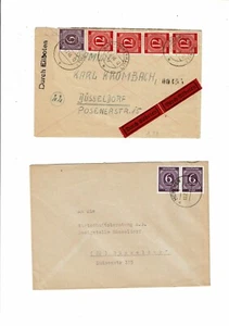 Kontrollrat: 4 hochinteressante Belege aus der 1. Portoperiode - Bild 1 von 2