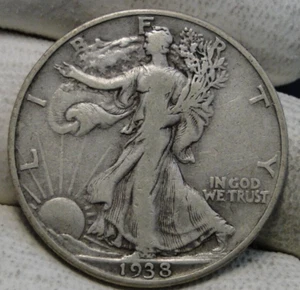 1938D Walking Liberty Half Dollar - Bild 1 von 6
