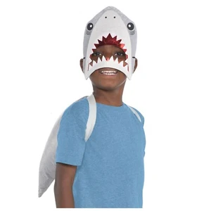 KIT DE DISFRAZ DE TIBURÓN INFANTIL (2 piezas) ~ Suministros de fiesta de Halloween Verano Vestirse con disfraces - Imagen 1 de 1