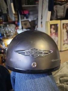 Harley Davidson 100Th Anniversary Helmet Size Medium Color Silver/Black  - Picture 1 of 3