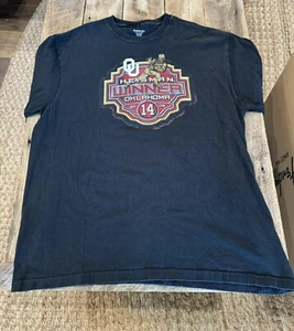 OU Oklahoma University Heisman Trophy Winner 2008 Rebook Shirt XL QB#14 Sooners - Picture 1 of 3