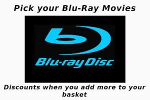 Blu-Ray PICK YOUR MOVIE Selection of Films including Horror Comedy Drama - Picture 1 of 18