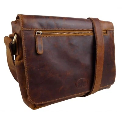 Rowallan Ladies Gents Cross Body Large 3/4 Flap Bag  Bavaria Camel - Image 1 of 4