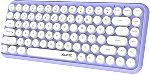 308i Bluetooth Wireless Keyboard 84 keys Round Keycap For PC Laptop Phone iPad - Picture 1 of 18
