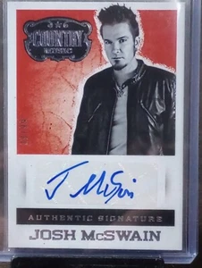 Country Music's💥PARMALEE💥 JOSH McSwain #'d 38/99 Autographed Card - Picture 1 of 3