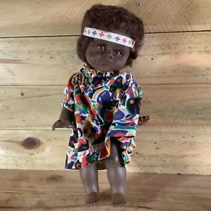 VINTAGE AUSTRALIAN ABORIGINAL INDIGENOUS ISLANDER DOLL - GENUINE NETTA DOLL - Picture 1 of 14