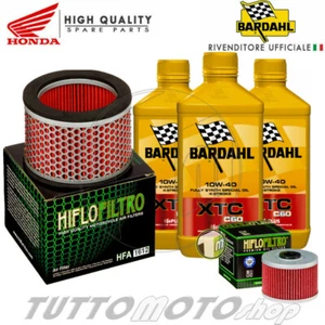 Tagliando HONDA NX 650 Dominator 1999 2000 2001 2002 / Kit Olio Bardahl + Filtri - Foto 1 di 5