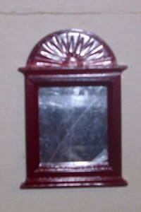 schöner Spiegel - Mahagoni - Miniatur 1:12 - Puppenhaus -2- - Bild 1 von 3