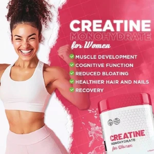Creatina monohidrato en polvo 5G para mujer + 2000 mg de colágeno y 1 g de BCAA para botín - Imagen 1 de 12