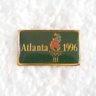 1996 Olympics torch Atlanta Georgia Green Gold tone Enamel Lapel Pin ACOG 1992
