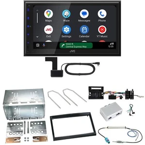 JVC KW-M595DBT Android Auto CarPlay Einbauset für Citroen C2 C3 Berlingo Jumpy - Bild 1 von 1