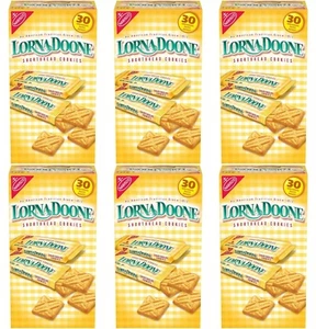 6 PACK - Nabisco Lorna Doone Shortbread Cookies 1.5 oz, 30 Ct - Picture 1 of 7
