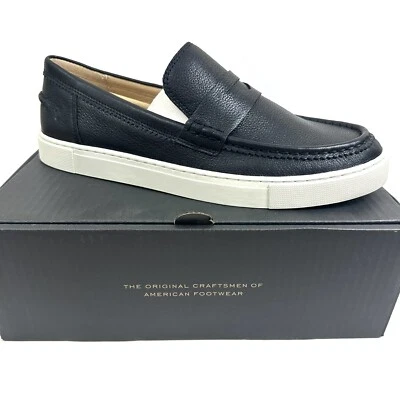 NIB Frye Ivy Black White Penny Loafer Slip On Leather Women’s Size 11 M - Image 1 of 4