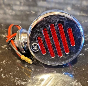 Harley Davidson EMGO Speeder Bullet Turn Signal Light 12V Grill. Red Filament - Picture 1 of 6