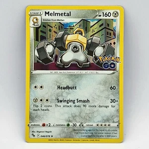 Melmetal 046/078 Holo Rare Pokemon Go Pokemon TCG - Picture 1 of 2