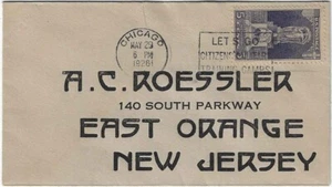 FDC  # 628-11   --  Erickson  1926  --   Roessler - Picture 1 of 2