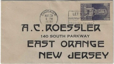 FDC  # 628-11   --  Erickson  1926  --   Roessler - Image 1 of 2