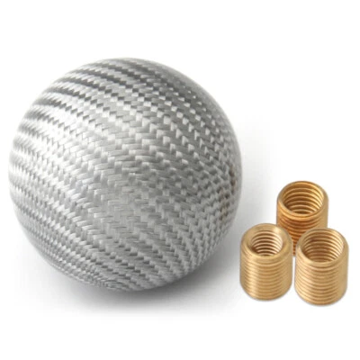 Pomo de palanca de cambios redonda para coche, mango universal bolas de billar Foto 1 de 4