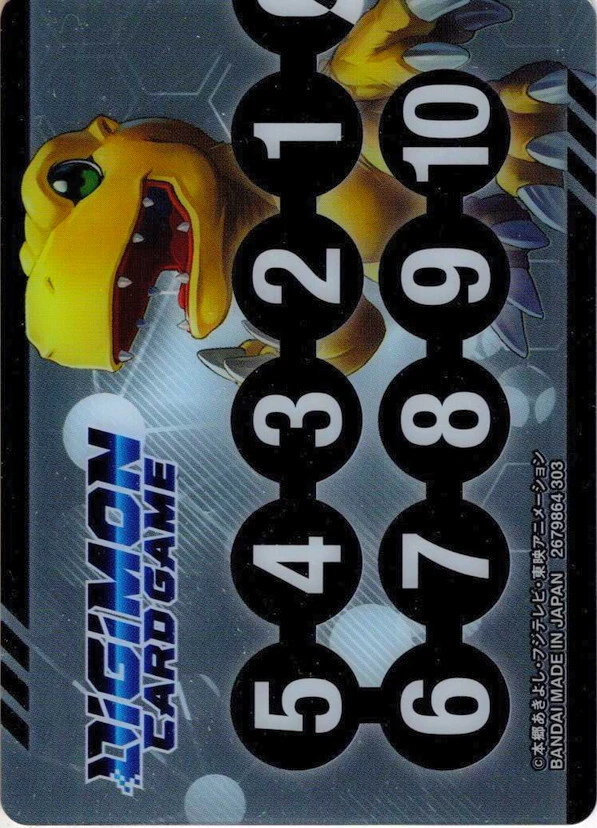 Digimon card game TCG Memory Gauge (Agumon) ST15 MG1 JAPANESE 1ds - Image 1 of 1