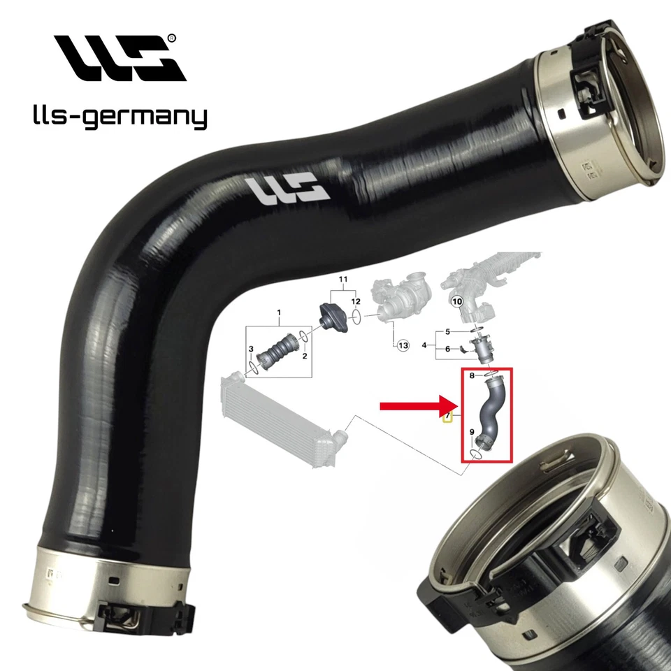 Original BMW Turboschlauch 5er Touring (G31) 530 d 540 d xDrive 11618571025