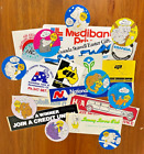 Bulk Lot Of 27 *original Vintage Stickers* Insurance - Deceased Estate