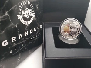 Jaromir Jagr 2017 Upper Deck Grandeur 1oz .9999 Silver Coin /5000 🔥 Look 💥 - Picture 1 of 3