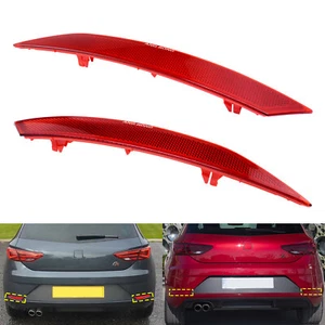 L/R Stoßstange Rückstrahler Reflektor Rot für Seat Leon 5F Limo 5D FR 2017-2020 - Bild 1 von 12