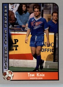 1990-91 Pacific MSL MISL  NASL NPSL - Kansas City Comets  - #153 Tom Kain