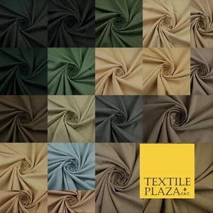 ÜBER 20 FARBEN - schlichte weiche LEINEN-LOOK 100 % Polyester Stoff Kleid Handwerk 54" - Bild 1 von 61