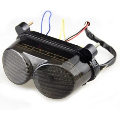 Brand new LED Tail Light Fit Kawasaki Ninja ZX6R 1998-2002 ZX9R 1998-2005 Smoke - Image 1 of 4