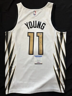 Trae Young Signed Autographed Atlanta Hawks Nike Swingman Jersey PSA DNA RARE!!! - Image 1 of 3