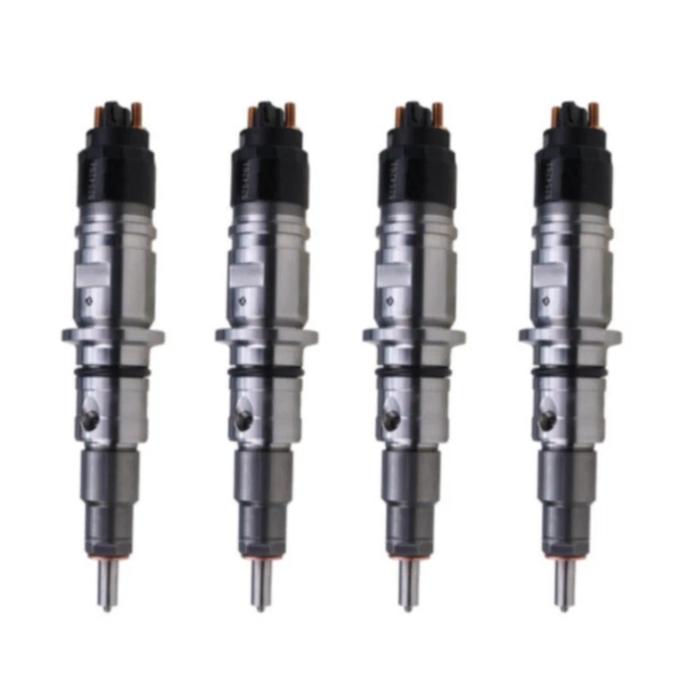 Inyector de combustible 4 piezas 0445120177 para Hyundai HL730-9A HL730TM-9A Bosch Cummins Foto 1 de 1
