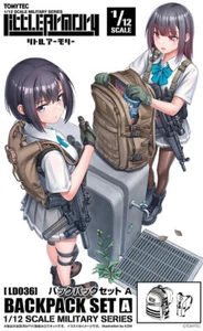 TomyTec Little Armory 1/12 BACKPACK SET A LD036 Plastic Model Kit - Picture 1 of 4