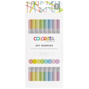 Marcador de arte colorista Spectrum Noir 8/paquete - tintes suaves - Imagen 1 de 2