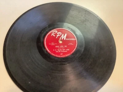 Blues 78 BB KING what can I do/ ten long years RPM records vg plays well see pic - Image 1 of 2