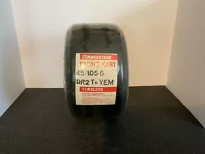 NEW OLD STOCK BRIDGESTONE 45/105-6 DR2 TO YEM RACING KART TIRES FREE SHIPPING - Picture 1 of 2