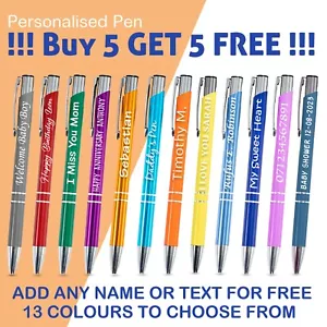 More details for personalised pen promotional your message top quality laser engraved gifts