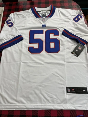 NFL New York Giants legend Lawrence Taylor #56 Football Jersey White Men XL NWT Cover