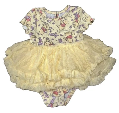 Disney Winnie The Pooh Baby One Piece Tutu 12 Months - Image 1 of 4