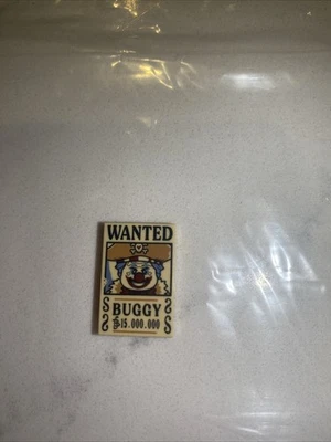 LEGO One Piece BUGGY THE CLOWN Wanted Poster 75636 75637 75638 75639 NEW Luffy - Image 1 of 2