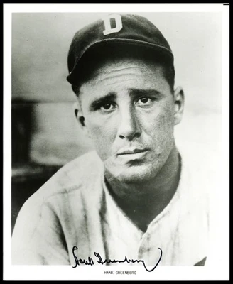 Фотография Хэнка Гринберга с автографом 8x10 Detroit Tigers Beckett BAS #AE33044 - Изображение 1 из 2