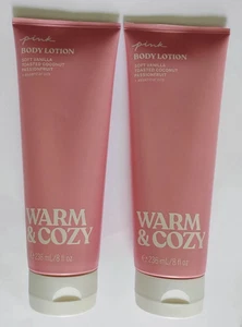 Pink By Victoria's Secret Warm & Cozy Body Lotion 8 FL.OZ. (LOT OF 2) - Picture 1 of 6