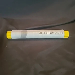 TheraBand FlexBar Resistance For Tennis Elbow Exercise Bar Yellow New  - Picture 1 of 5