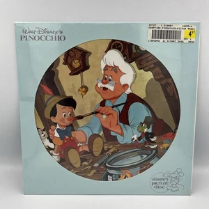 Walt Disney's Pinocchio Picture Disc Vinyl LP 1981 Disneyland 3102 Sealed - Picture 1 of 4