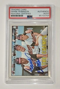 Frank Robinson Autograph Signed 1967 Topps - PSA/DNA - Brooks, Bauer - Picture 1 of 2