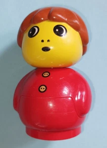 Lego Duplo Primo Figur Mann Anzug rot mit Knöpfe - Bild 1 von 1