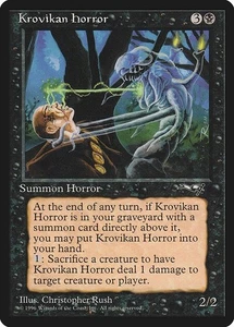 Krovikan Horror 1x ALL MTG Alliances Rare Vintage MINT black - Picture 1 of 1
