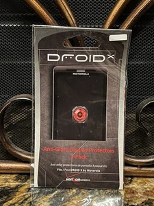 Motorola Droid X Anti-Glare Display Protectors, 3-Pack. NEW - Picture 1 of 3