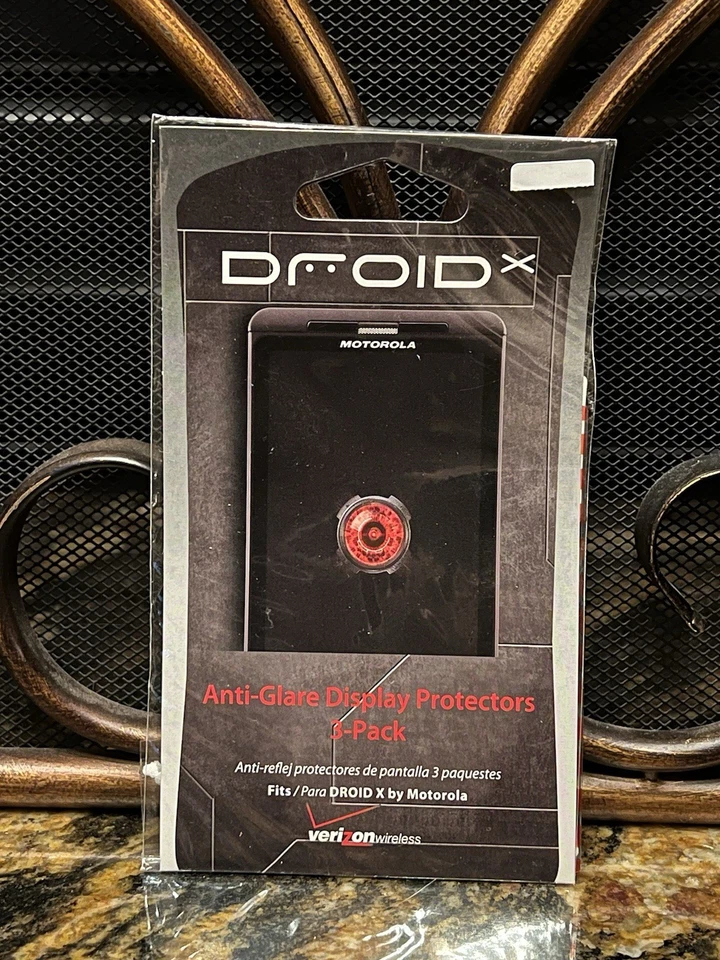 Motorola Droid X  Anti-Glare Display Protectors, 3-Pack. NEW - Image 1 of 3