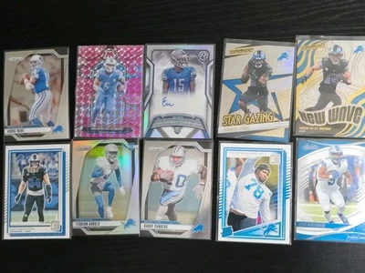 Ennis Rakestraw Jr Novato Refractor Automático - Detroit Lions NFL Lote de Tarjetas Novato Veterinario Foto 1 de 4